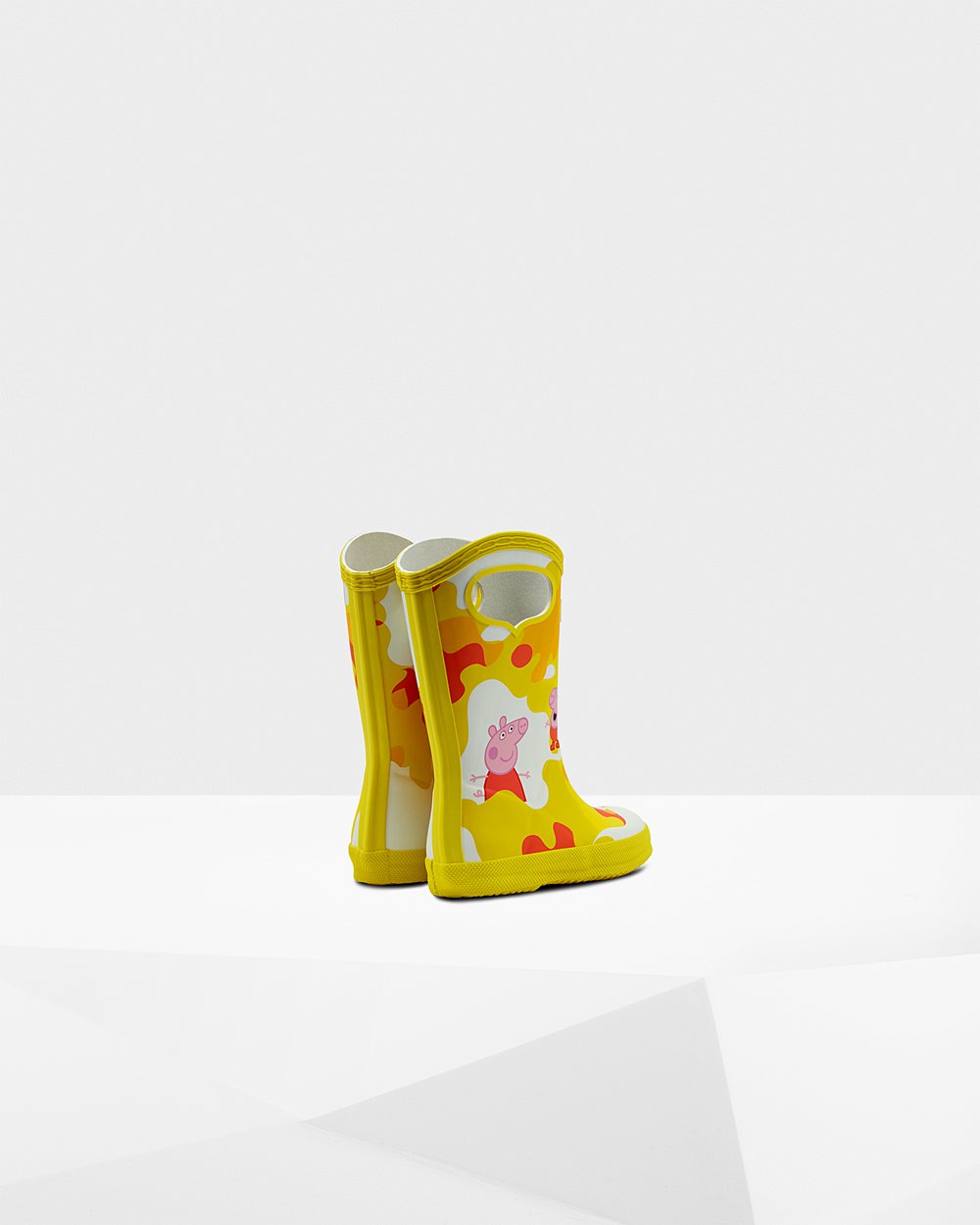 Galochas Hunter Criança Amarelas - Original First Peppa Pig Grab Handle - 54DYCQVKA
